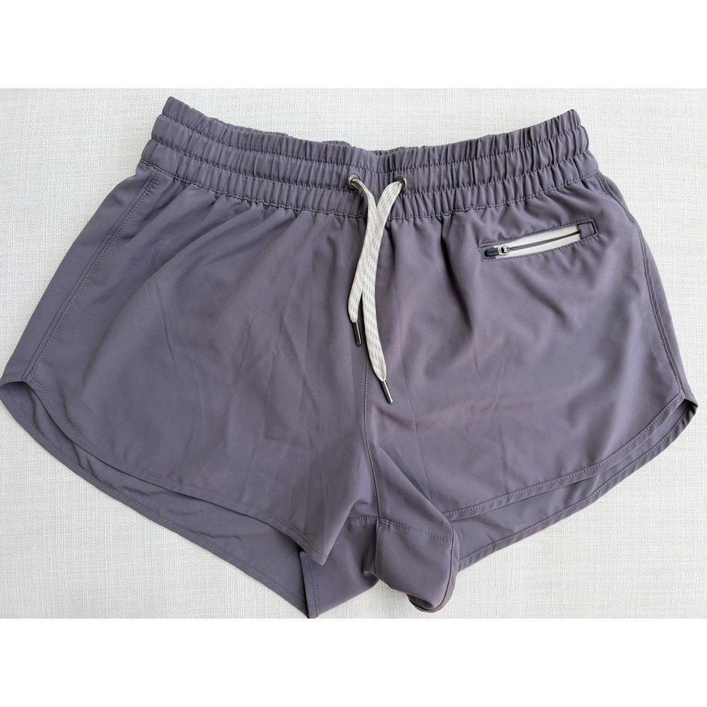 Vuori Shorts Women's Small Gray Clementine Lined Athletic 2.5"